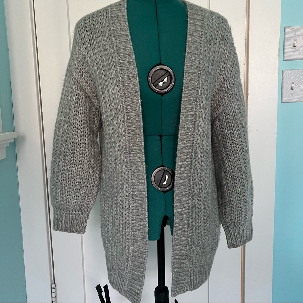 Cuyana alpaca blend long cardigan